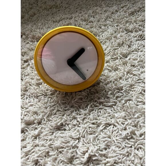 Heny Preutz Ikea Yellow Rubber Stolpa Silent Clock, Illuminates - Picture 8 of 8
